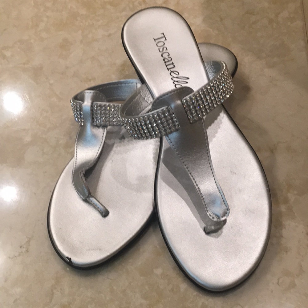 Silver Toscanella sandals